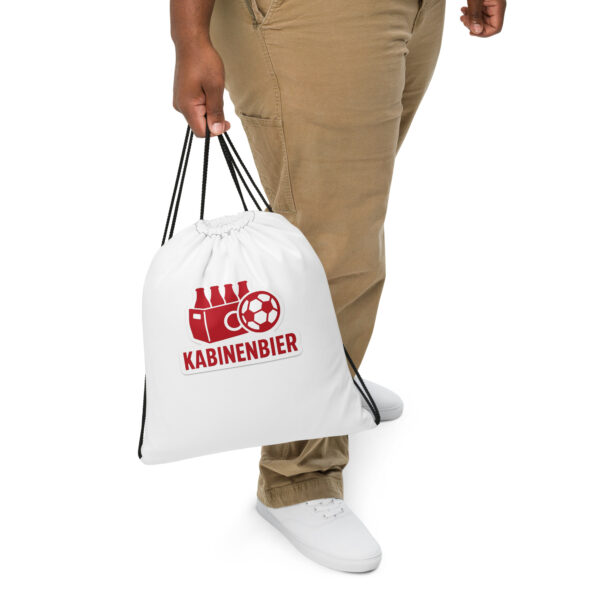 Kabinenbier Kordelzug-Beutel – Auf der Schulter, im Team