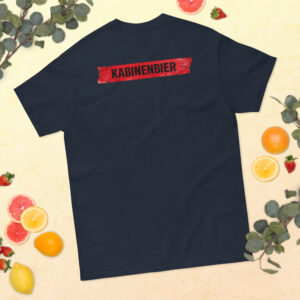 Kabinenbier T Shirt – Rückenstreifen